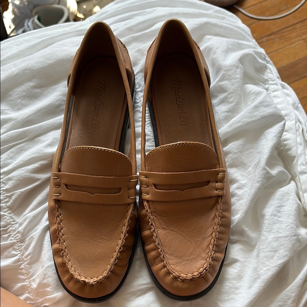 Madewell Brown Leather Loafers